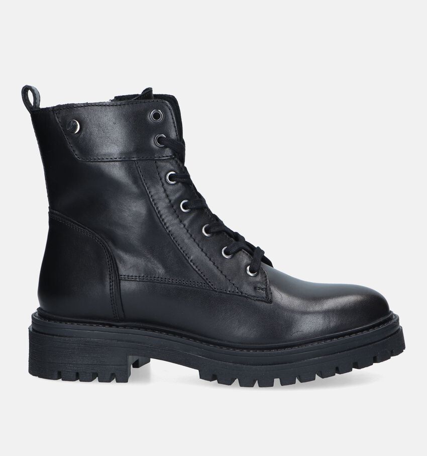 Geox Iridea Zwarte Veterboots