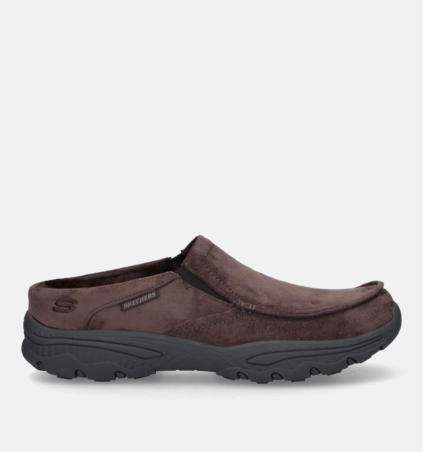 Skechers Relaxed Fit Pantoufles en Marron