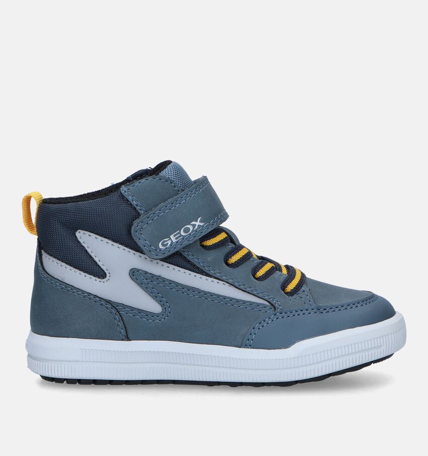 Geox Arzach Blauwe Hoge Sneakers