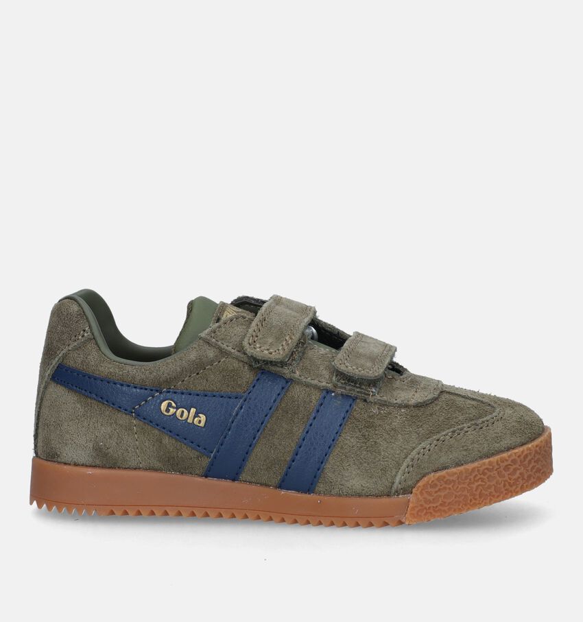 Gola Harrier Strap Canvas Klassiek Kaki Sneakers