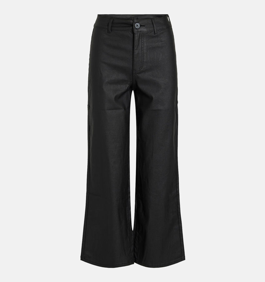 Vila Emma Wide leg jeans L30 en Noir