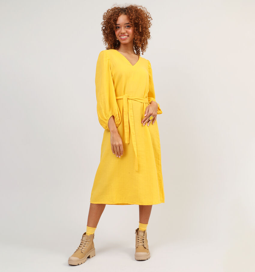 Vila Lania Robe maxi en Jaune