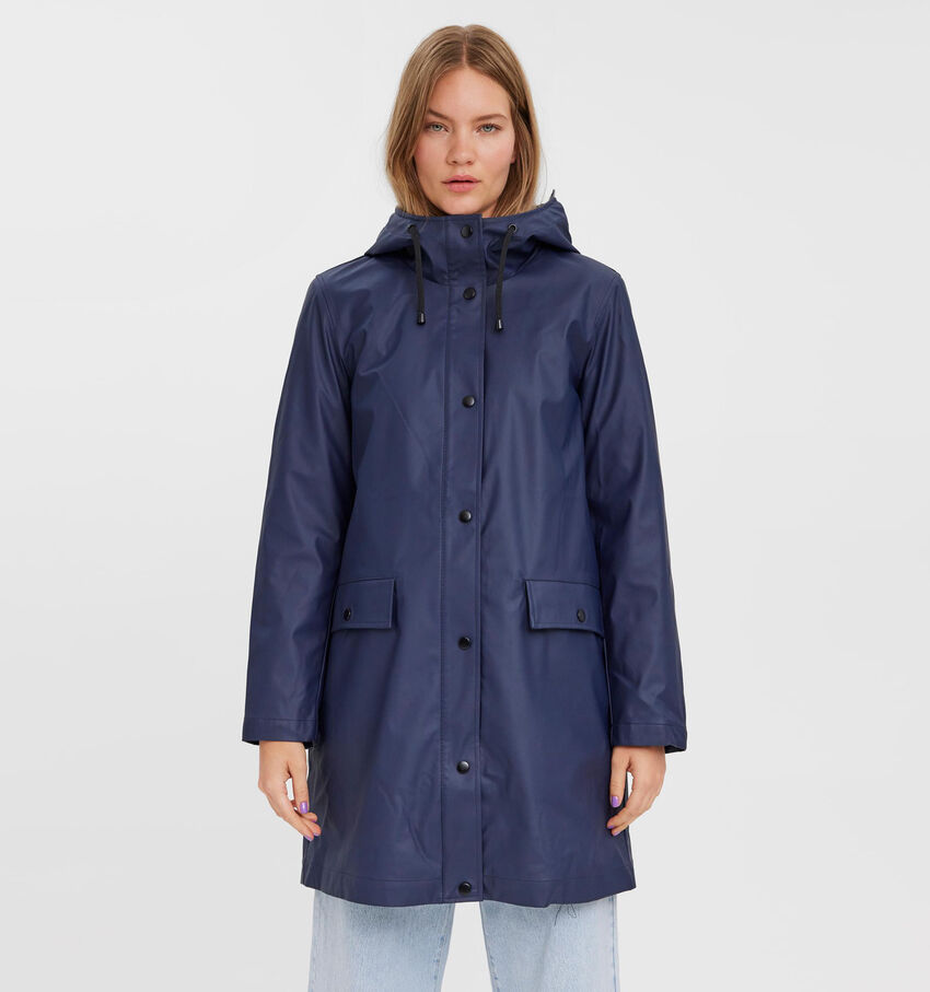 Vero Moda Asta Veste de pluie en Bleu
