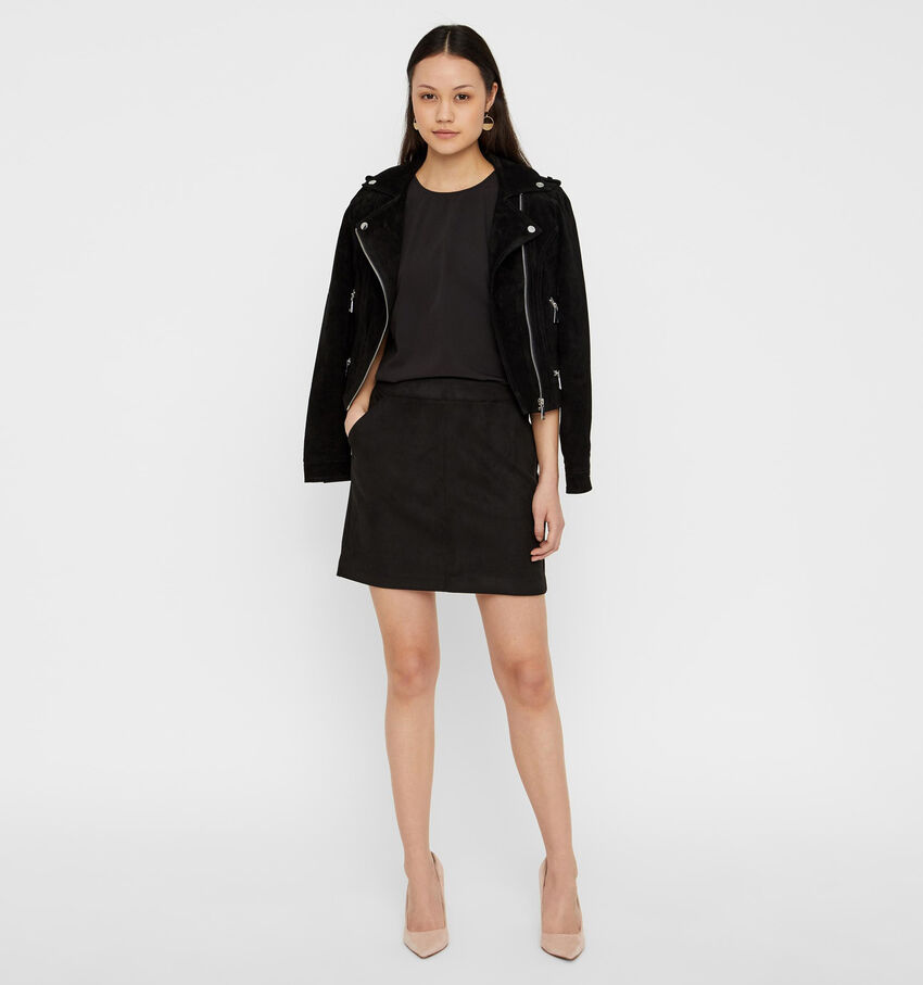 Vero Moda Donnadina Jupe courte en Noir