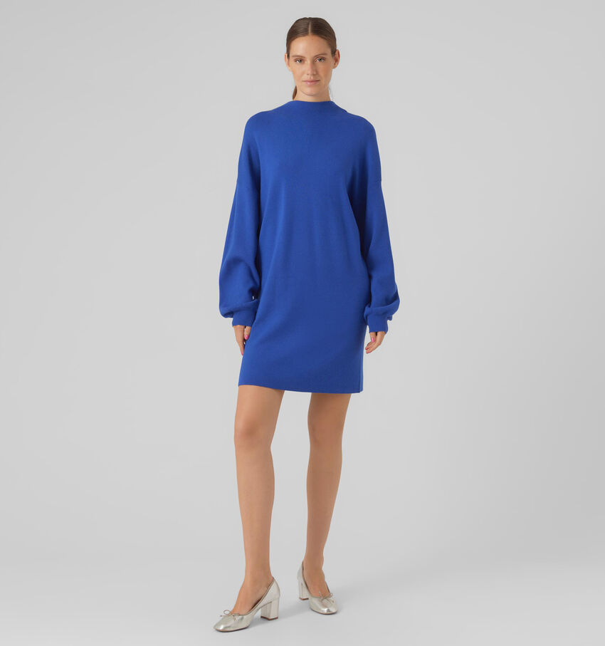 Vero Moda Nancy Blauwe Trui jurk