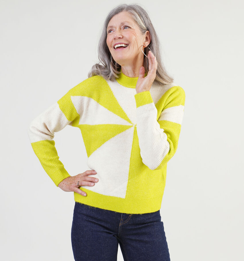 Vero Moda Philine Pull en Jaune