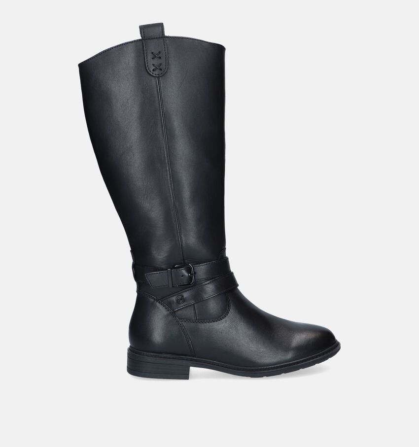 Tamaris Comfort Bottes plates en Noir