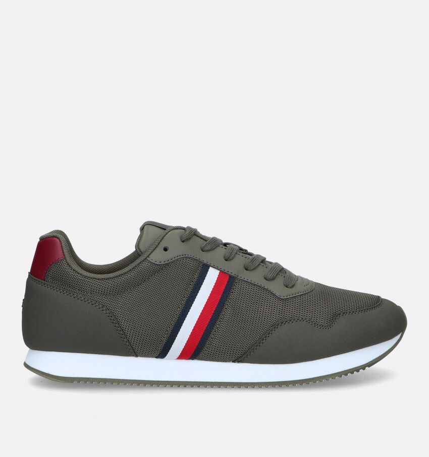 Tommy Hilfiger Core Chaussures à lacets en Vert kaki