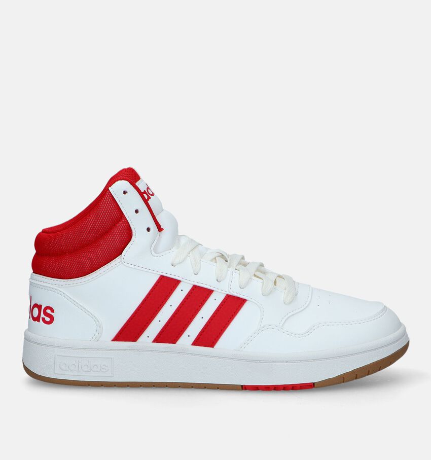 adidas Hoops 3.0 Mid Witte Sneakers