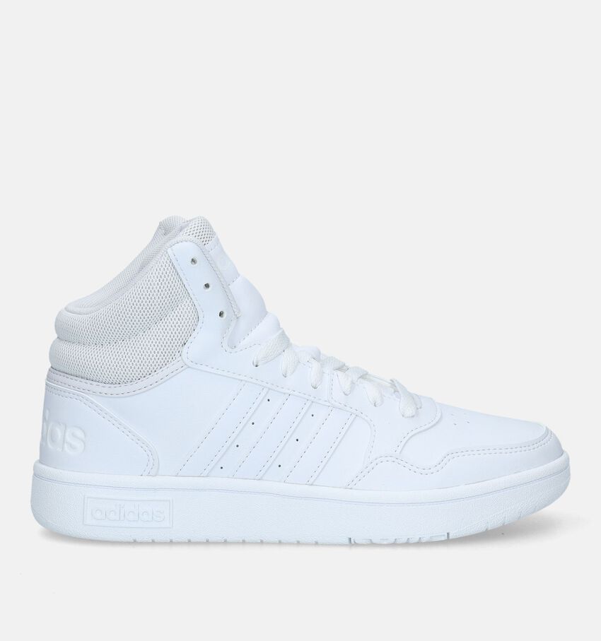 adidas Hoops 3.0 Mid Baskets en Blanc