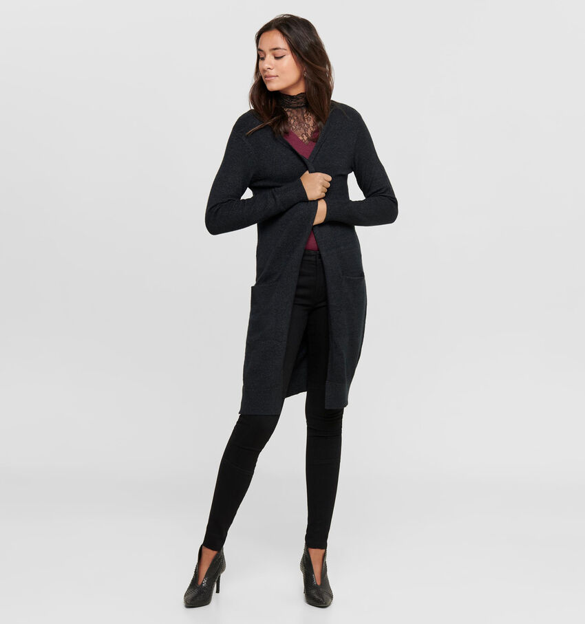 JDY Marco Grijze Lange Cardigan