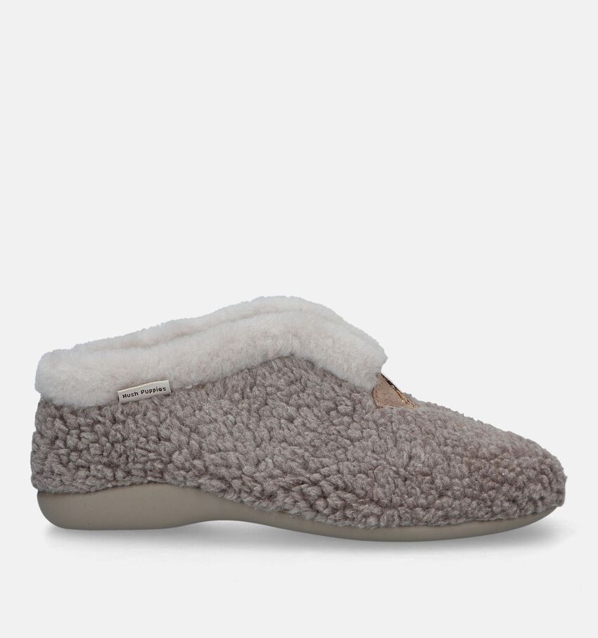 Hush Puppies Orge Pantoufles en Taupe