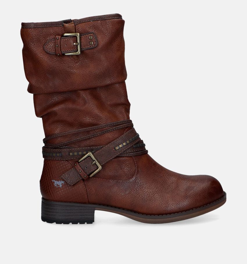 Mustang Bottes courtes en Cognac