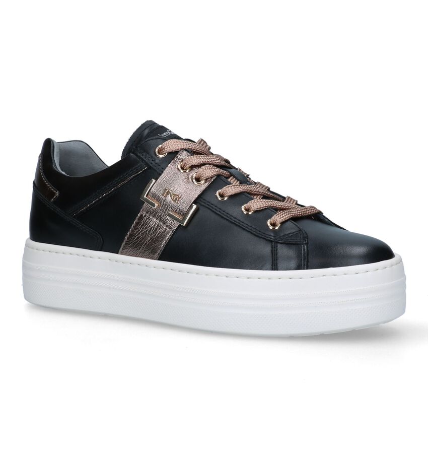 NeroGiardini Zwarte Platform Sneakers