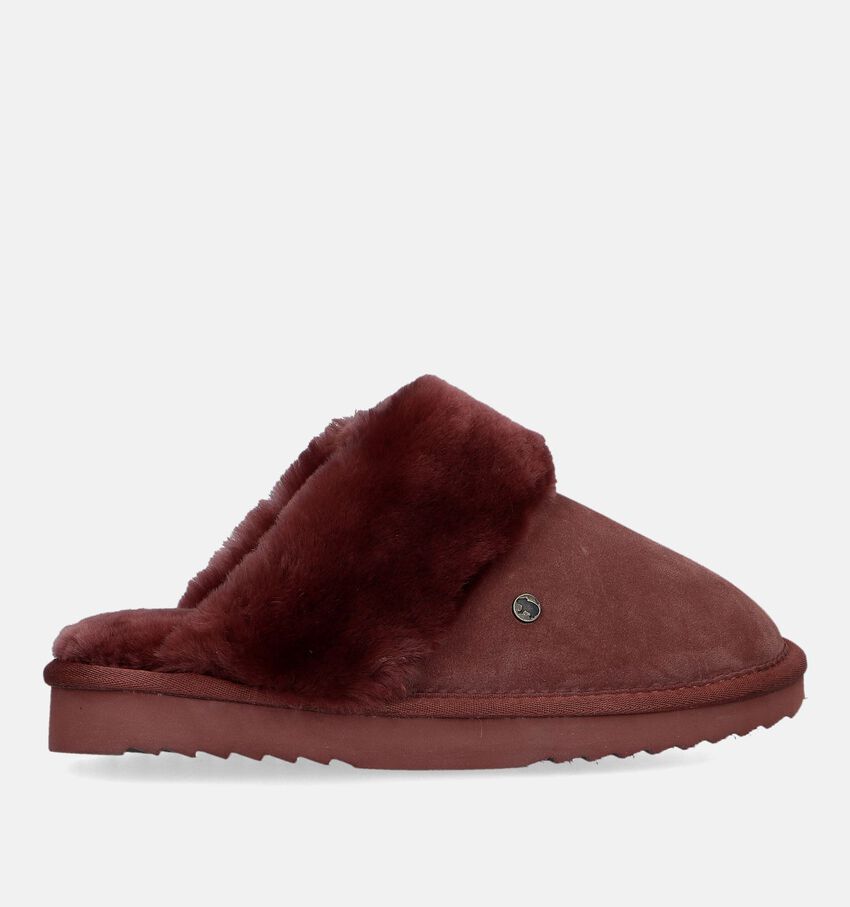 Warmbat Flurry Bordeaux Wollen Pantoffels