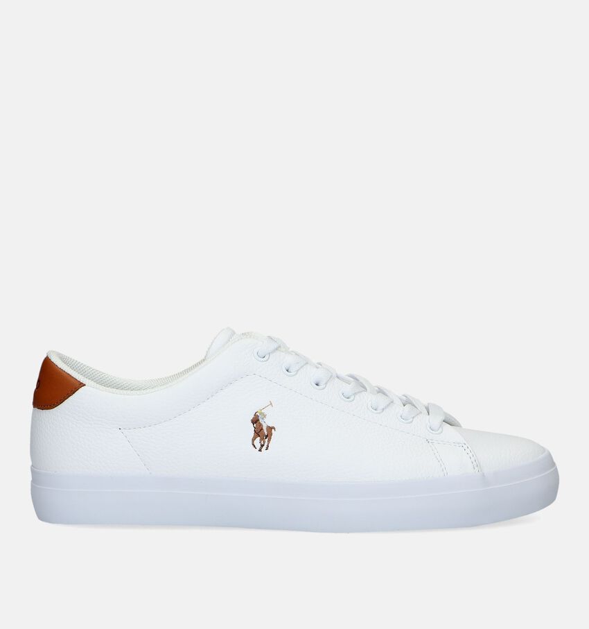 Polo Ralph Lauren Longwood Witte Veterschoenen