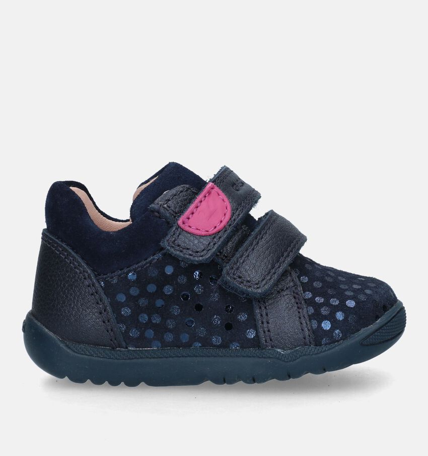 Geox Macchia Blauwe Babyschoentjes