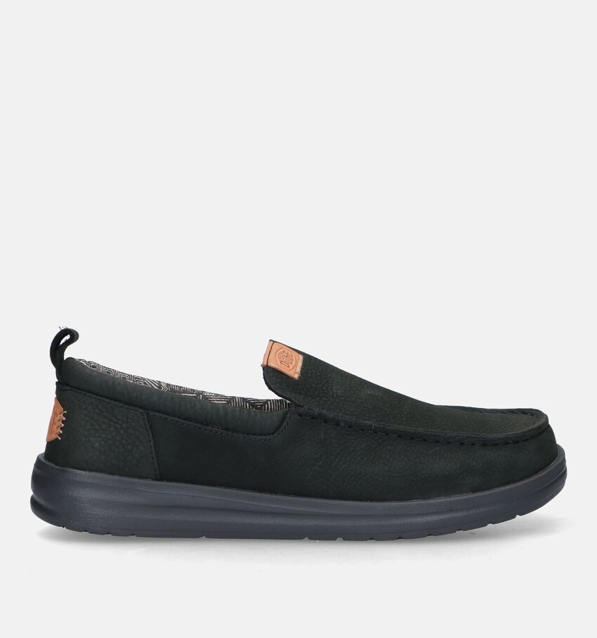 HEYDUDE Wallt Grip Moo Zwarte Mocassins
