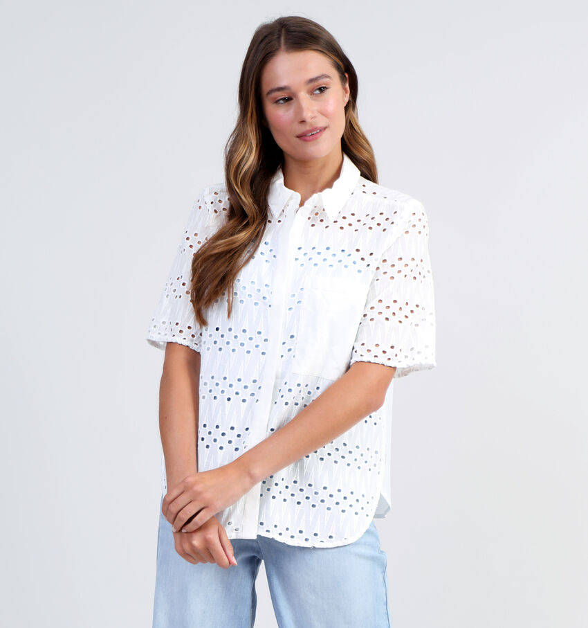 Vila Tia Witte Blouse