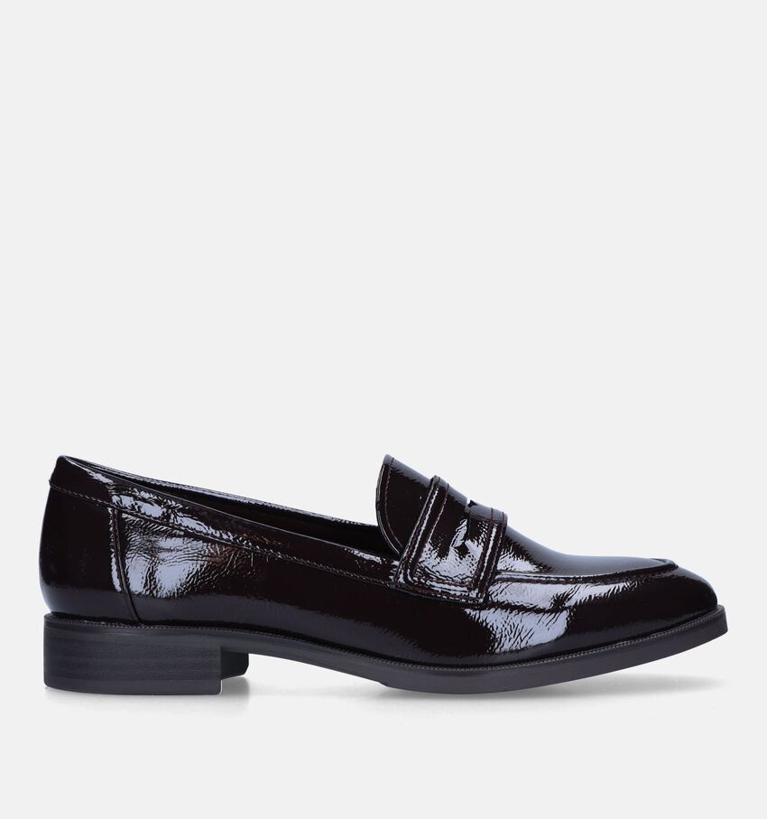 Tamaris Loafers laqués en Brun