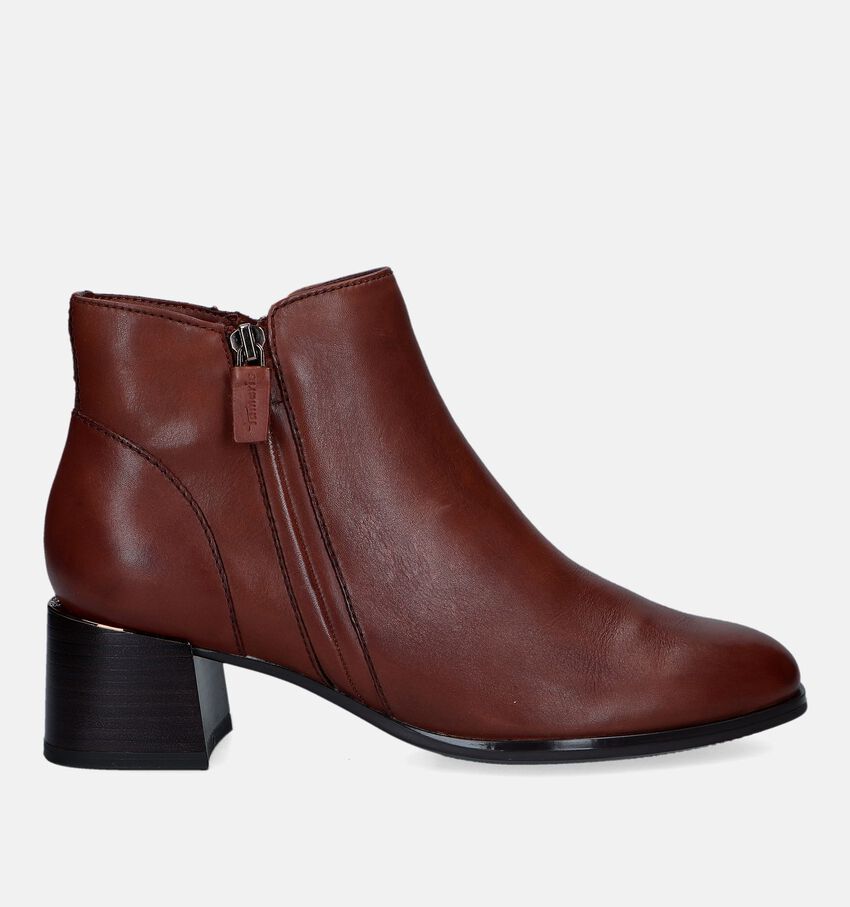 Tamaris Bottines courtes en Cognac