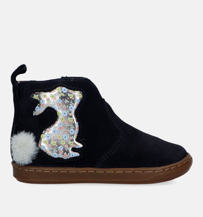 Shoo Pom Bouba Pin Pin Blauwe Babyschoenen