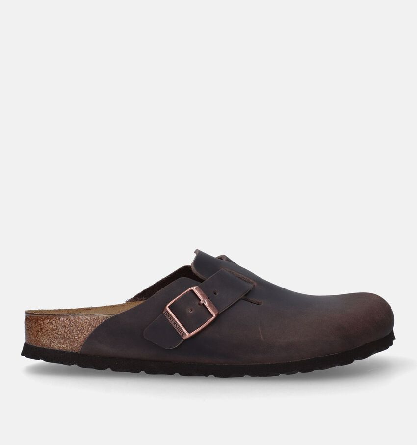 Birkenstock Boston Nu-pieds en Marron