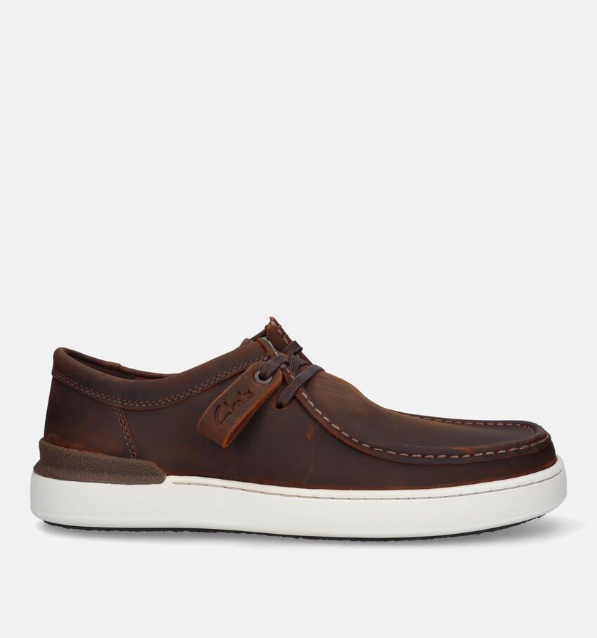 Clarks Courtlite Wally Bruine Veterschoenen