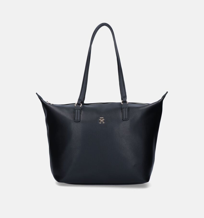 Tommy Hilfiger Poppy Plus Tote Zwarte Shopper Met Rits