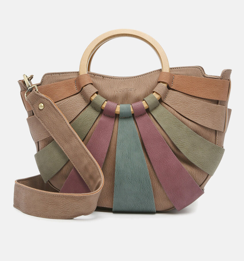 Woomen WAMA03 Amandier Sac à main en Taupe