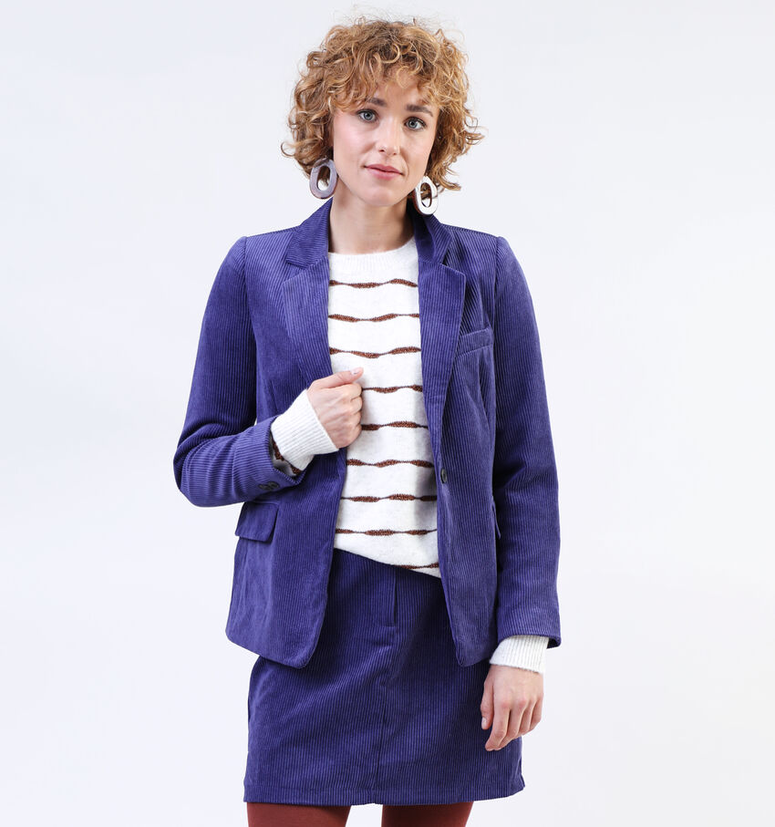 Vero Moda Vida Paarse Corduroy Blazer