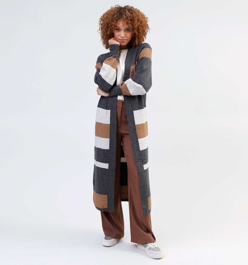 JDY Rue Grijze Lange Cardigan