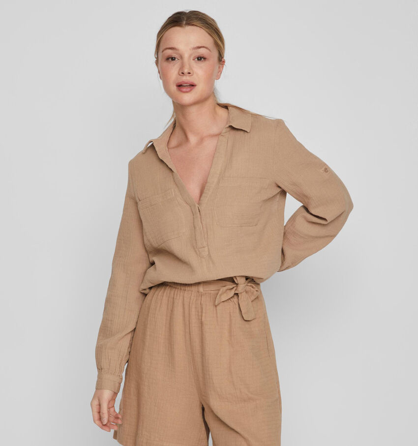 Vila Lania Beige Hemd