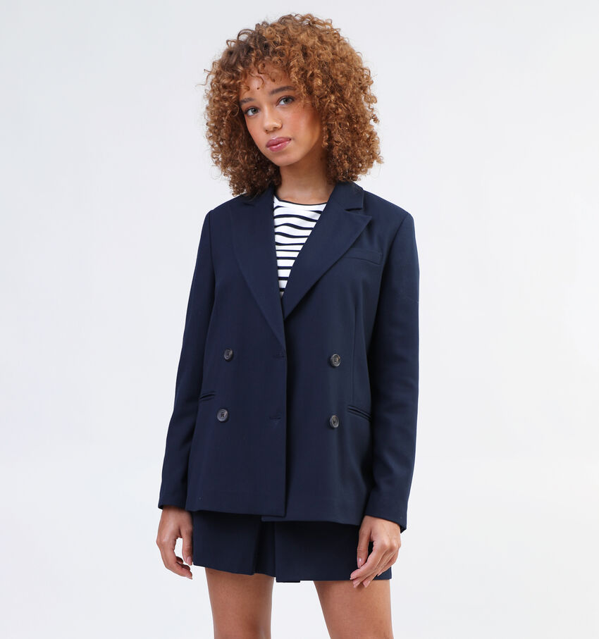 JDY Arizona Blazer double breasted en Bleu