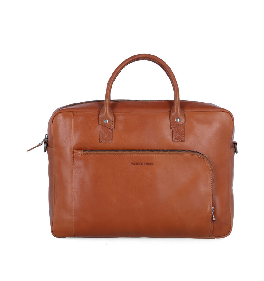 Maverick Cognac Laptoptas