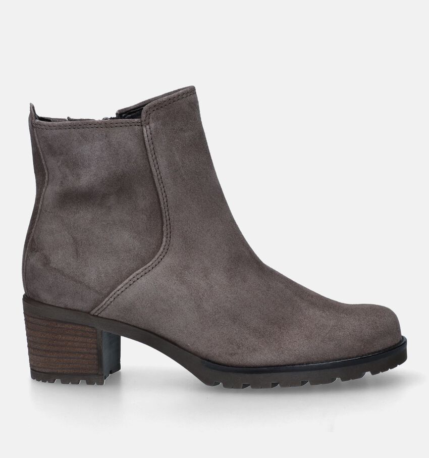 Gabor Comfort Bottines en daim en Taupe