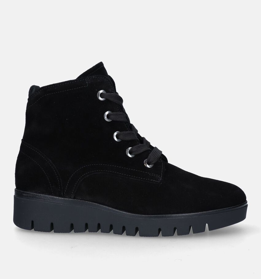 Comfort Boots à lacets en Noir