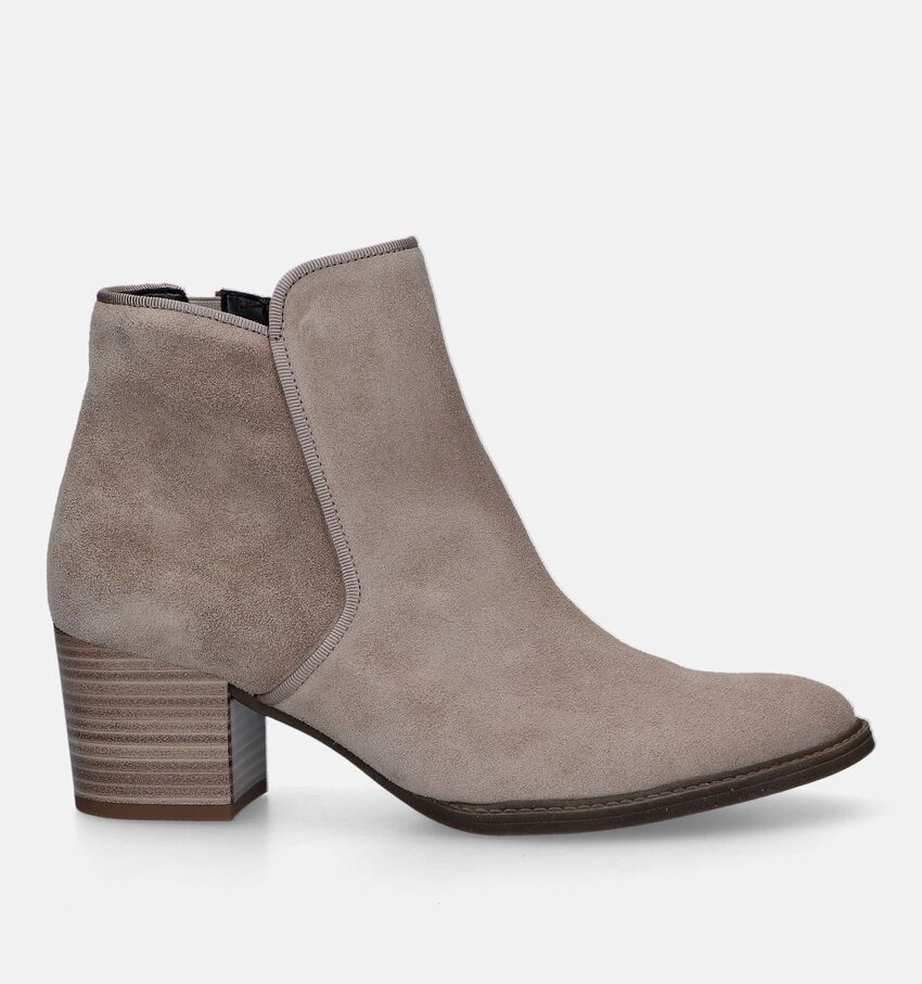 Gabor Bottines avec talon en Beige