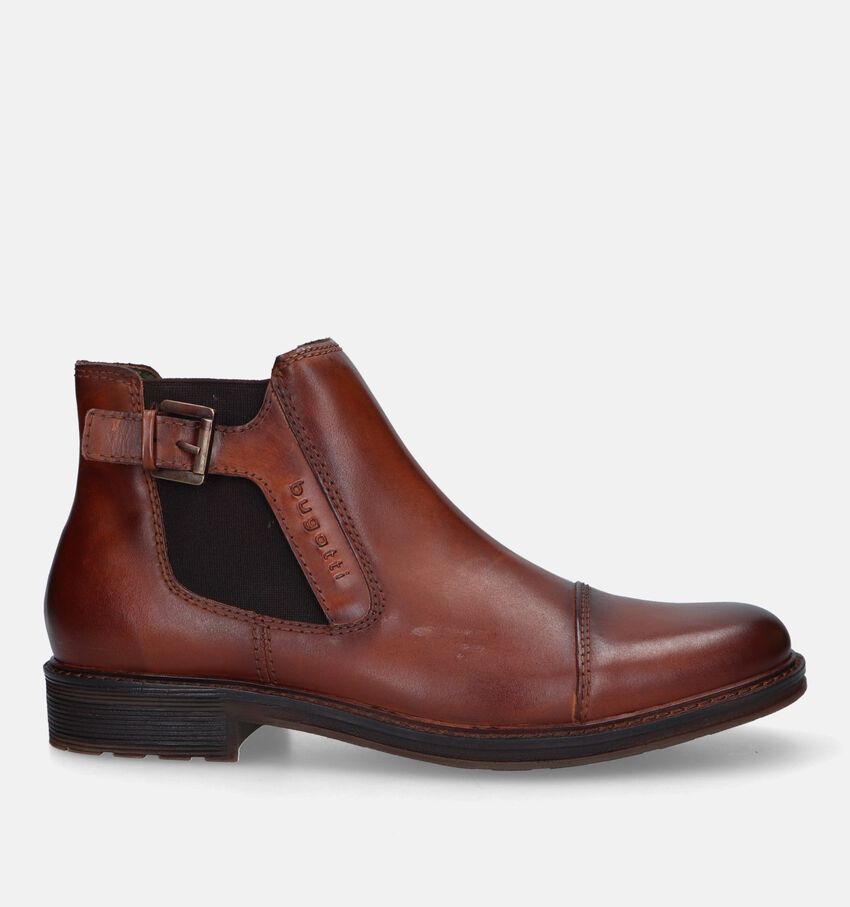 Bugatti Mirato Cognac Chelsea Boots