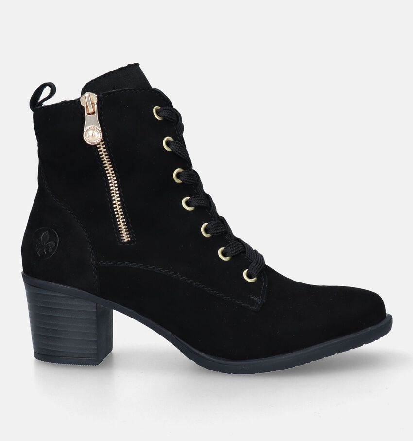 Rieker Bottines à lacets en Noir