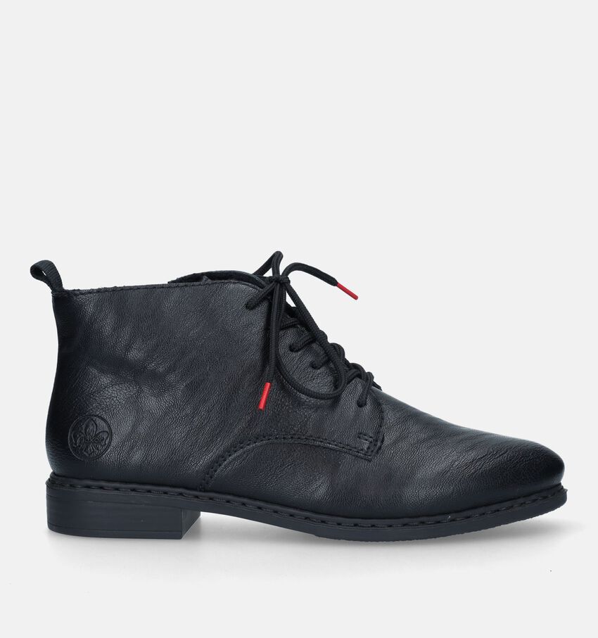 Rieker Bottines plates en Noir