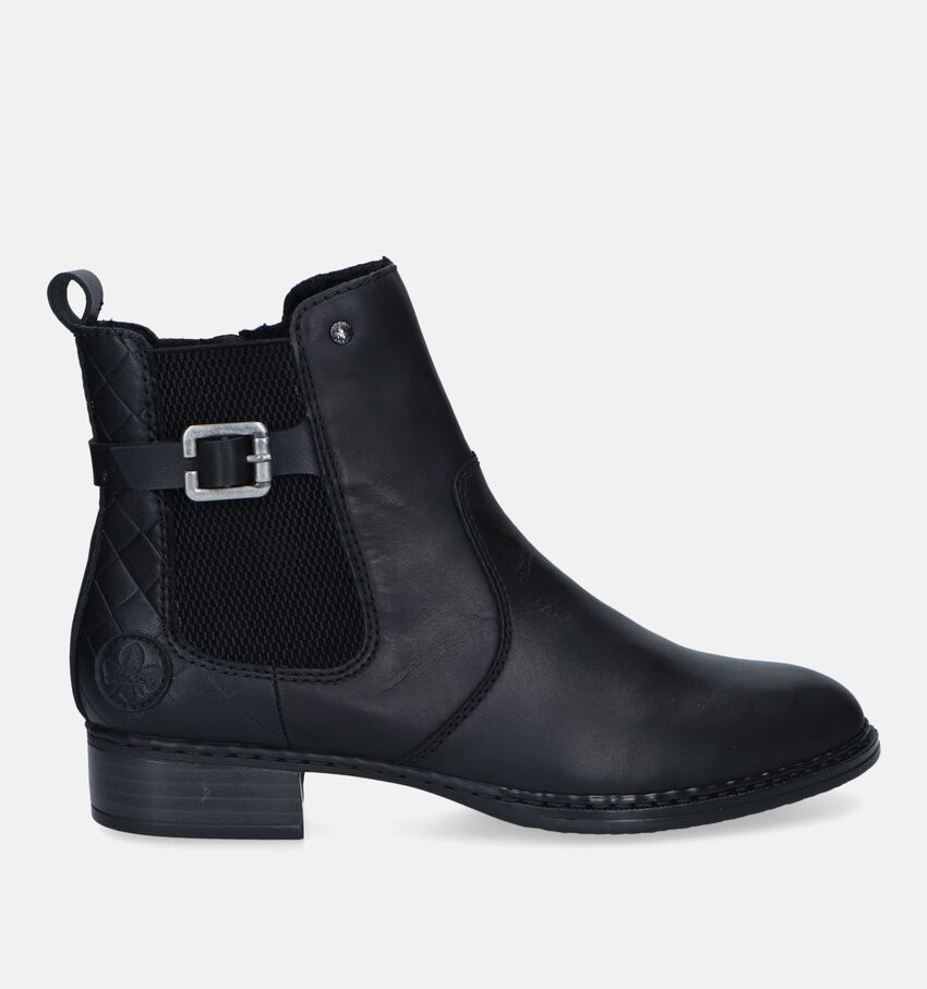 Rieker Bottines plates en Noir