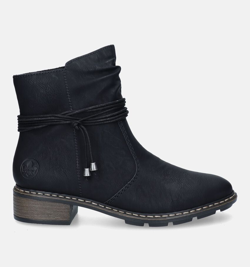 Rieker Bottines plates en Noir