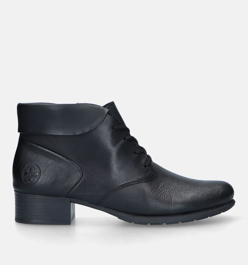 Rieker Bottines avec lacets en Noir