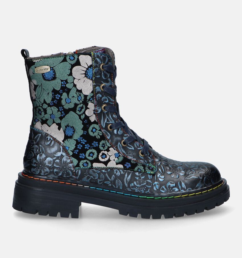 Laura Vita Kandyo 24 Boots avec lacets en Bleu
