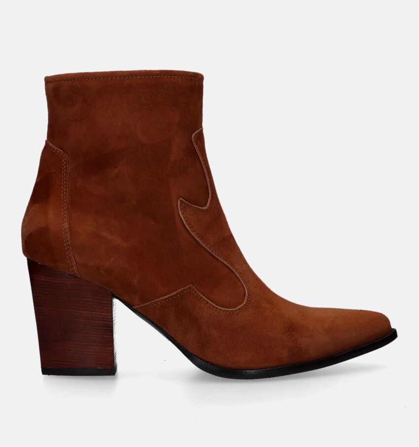 Zinda Cognac Cowboy boots