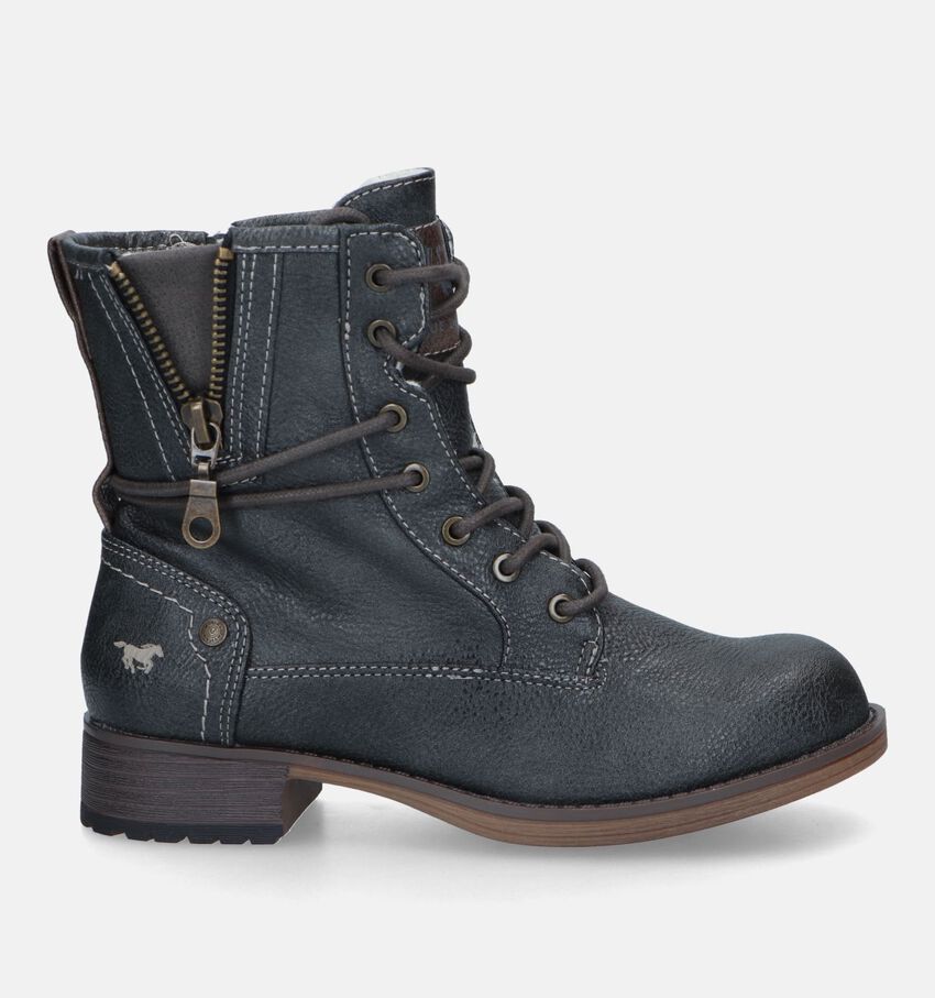 Mustang Bottines robustes en Gris foncé