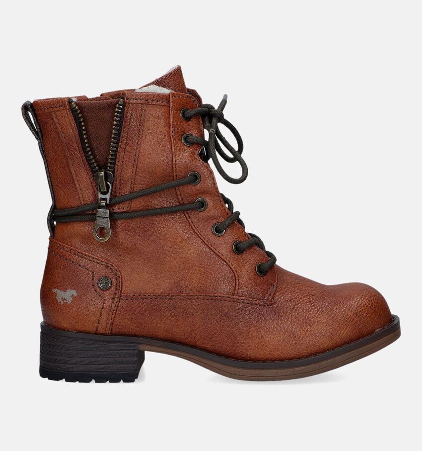 Mustang Bottines robustes en Cognac