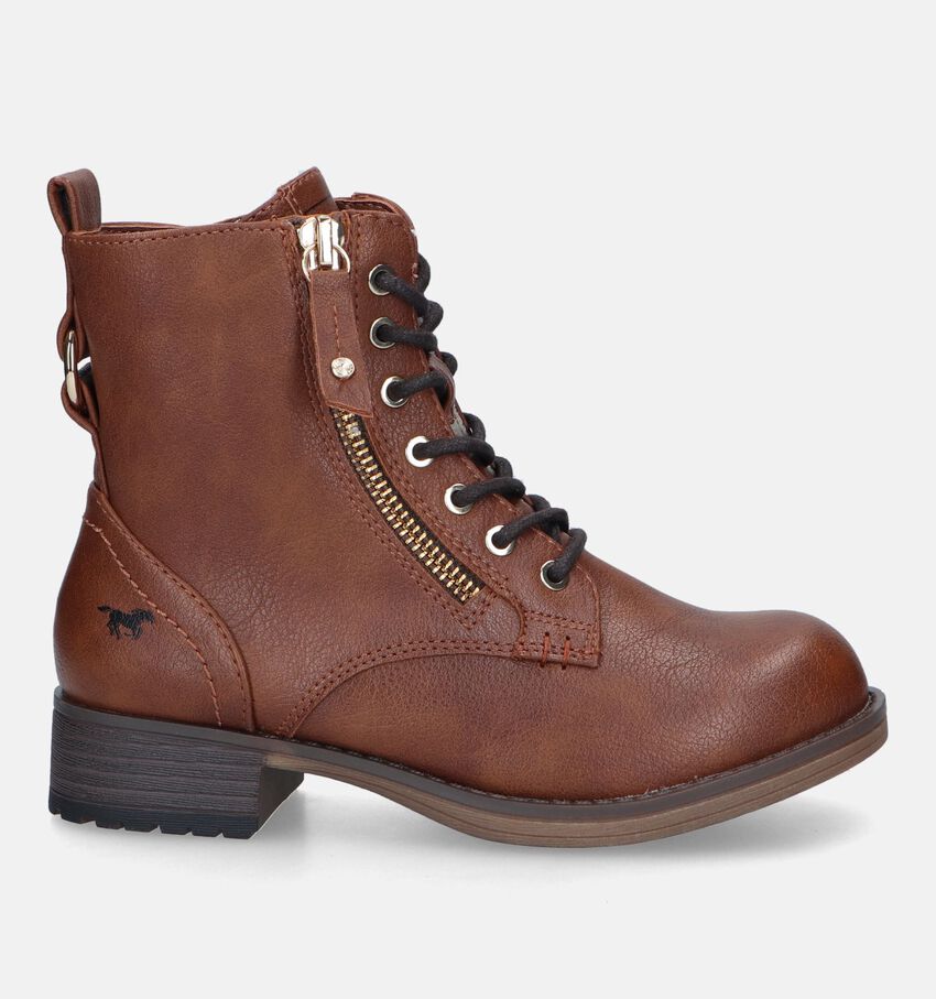 Mustang Bottines robustes en Cognac