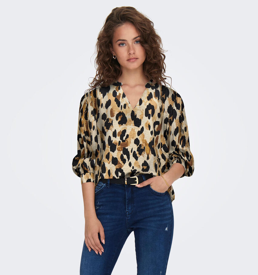JDY Adaline Blouse en Beige